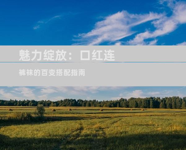 魅力绽放：口红连裤袜的百变搭配指南